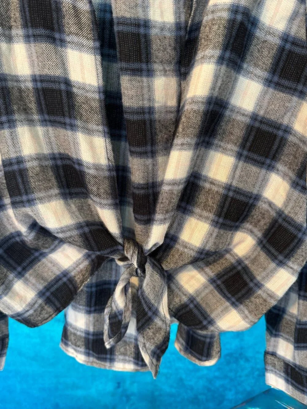 Urban Outfitters BDG long sleeve open front Flannel top - New - Picture 3 of 7